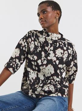 JD WILLIAMS Printed Extended Neck Top