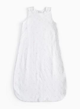 White Stars Print 1.5 Tog Sleeping Bag