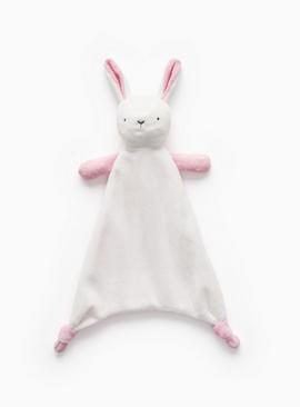 White Bunny Plush Comforter One Size