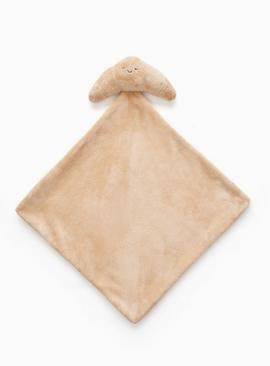 Brown Plush Croissant Comforter One Size