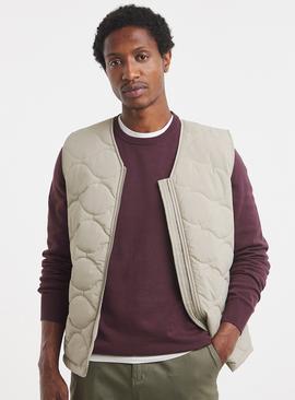JACAMO Onion Quilt Zip Through Gilet