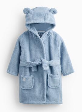 Blue Towelling Dressing Gown
