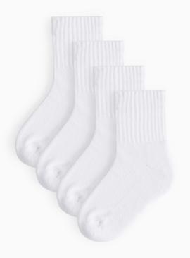 Ribbed Sport Ankle Socks 4 Pack
