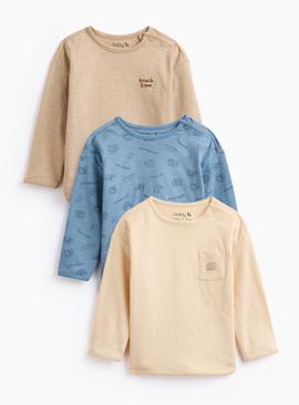Long Sleeve T-Shirts 3 Pack