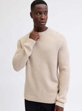JJ REBEL Blaze Knit Crew Neck Jumper