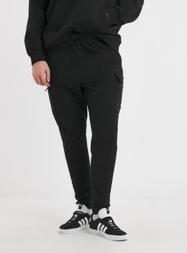 JACAMO Tech Tapered Fit Pocket Cargo Black