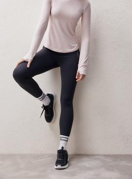REAKTIV Black Compression Legging