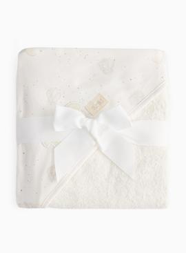 Cream Dumbo Print Hooded Towel One Size