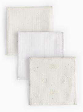 Disney Dumbo Muslin Cloths 3 Pack One Size