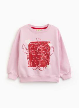 Disney Stitch Character Print Sweatshirt