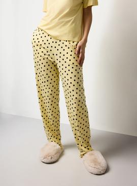 Yellow Spotted Modal Pyjama Bottoms