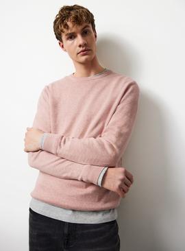 Pink Core Crew Neck Jumper