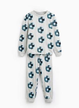 Grey Football Print Pyjama Set
