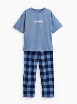 Navy Tee & Bottoms Pyjama Set