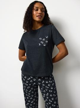 Mono Croissant Pyjama Set