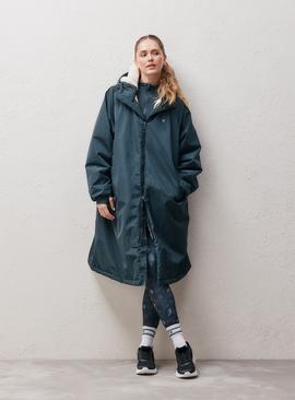 REAKTIV Dark Green Waterproof Changing Robe Parka Coat