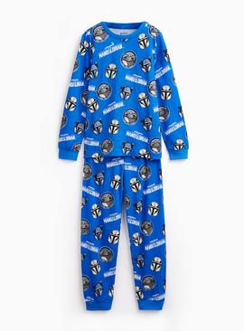 Blue Star Wars Mandalorian Pyjama Set