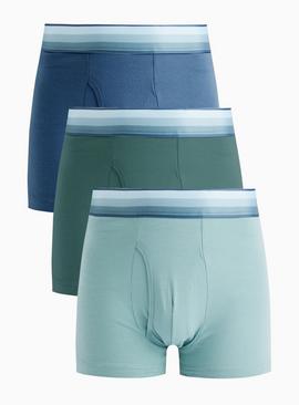 Green & Blue Ombre Trunks 3 Pack