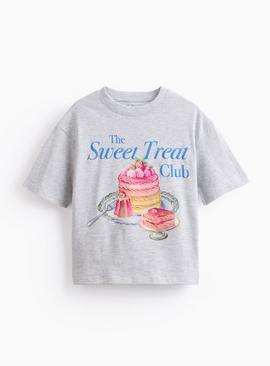 Grey Sweet Treats Club T-Shirt
