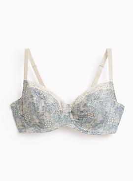 Tu x Morris & Co. Birch Floral Full Cup Bra with Lace Trim