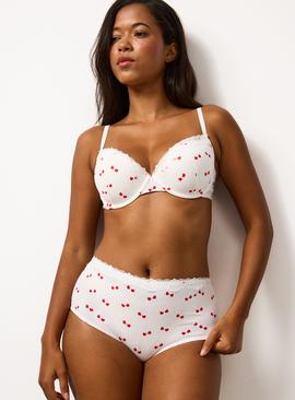 Valentine's Day Cherry Print Knicker Shorts