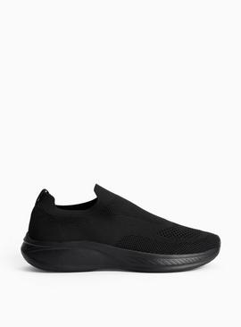 Black Slip On Trainers