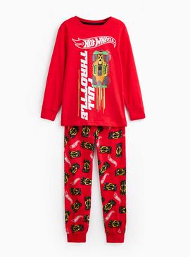 Red Hot Wheels Print Pyjama Set