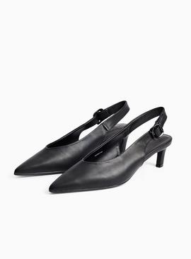 The Timeless Sling Back Kitten Heels