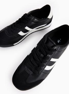 Black Low Profile Trainers