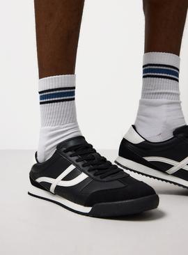 Black Low Profile Trainers