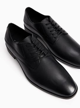 Black Leather Lace Up Shoes