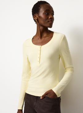 Henley Ribbed Top