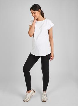 JOJO MAMAN BÉBÉ 2 Pack Cotton Rich Maternity Leggings