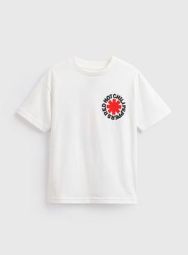 White Red Hot Chilli Peppers Band T-Shirt