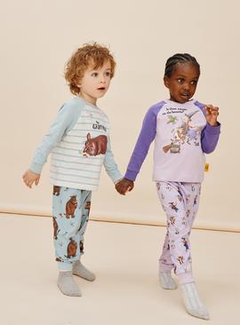 Blue Gruffalo Print Pyjama Set