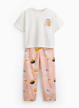 Mini Me Pancake Print Pyjama Set