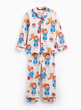 Cream Paddington Print Traditional Pyjamas
