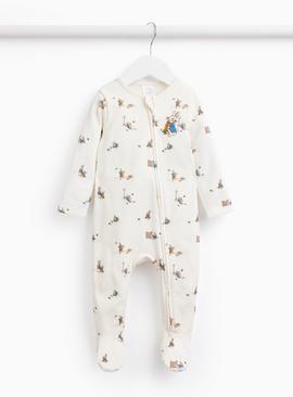 White Peter Rabbit Sleepsuit