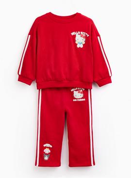Red Hello Kitty Sweat Set
