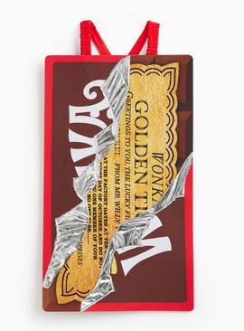 Willy Wonka Chocolate Bar Fancy Dress Costume One Size