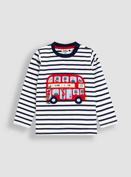 JOJO MAMAN BÉBÉ London Bus Applique Top