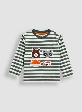 JOJO MAMAN BÉBÉ Woodlands Friends Applique Top