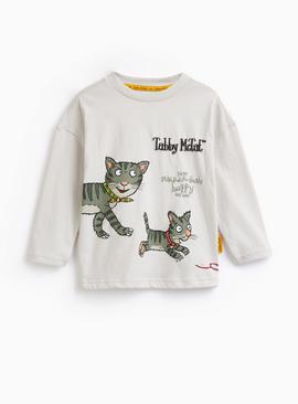 Grey Tabby McTat Long Sleeve Tee