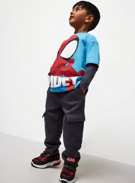Disney Spidey Long Sleeve T Shirt & Joggers Set