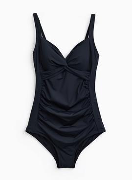 Black Low Leg Swimsuit