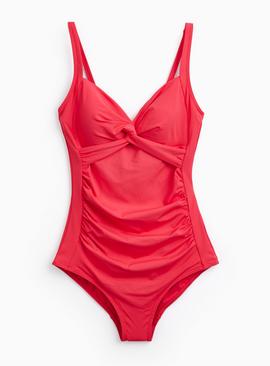 Bright Pink Low Leg Swimsuit