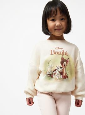 Cream Bambi Graphic Sweatshirt