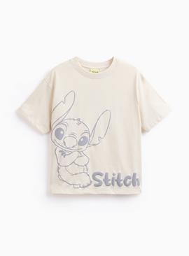 Cream Stitch Graphic T-Shirt