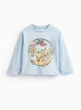 Blue Wizard Of Oz Graphic Long Sleeve Top