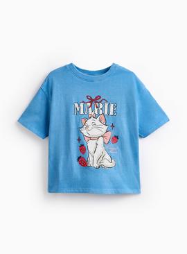 Disney Marie Character Print Short Sleeve T-Shirt